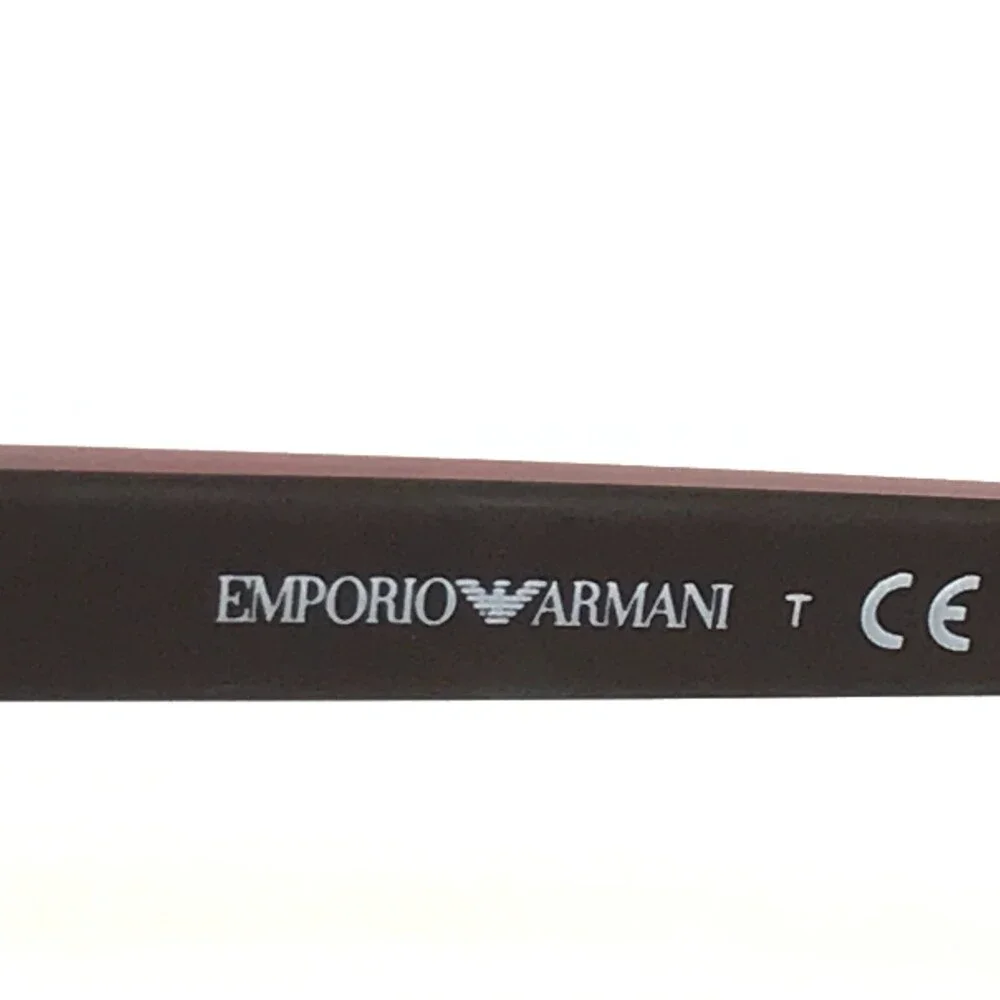 Emporio Armani Eyeglasses Frames EA3104 5561 Dark Brown Red Cat Eye 54-17-140